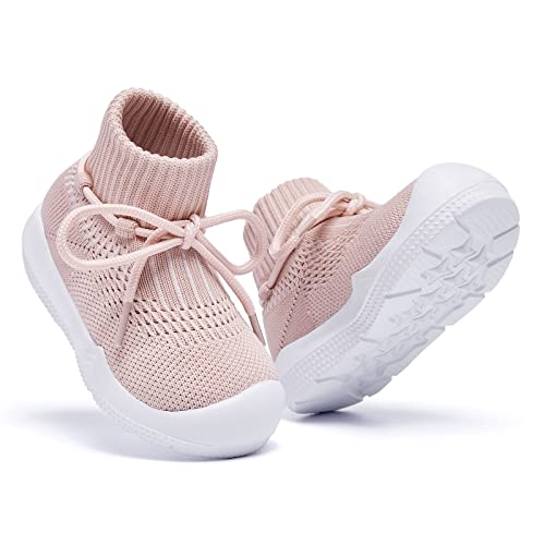 MORENDL Baby Sock Shoes Toddler Sneakers Infant Tennis Slip On Walking Shoes Boys & Girls Non-Slip Slippers3
