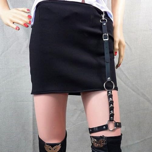 Hip Hop Rock Belt Ladies Dress Cummerbands Elegant Nightclub Ladies Waist Chain(only leg strap)2