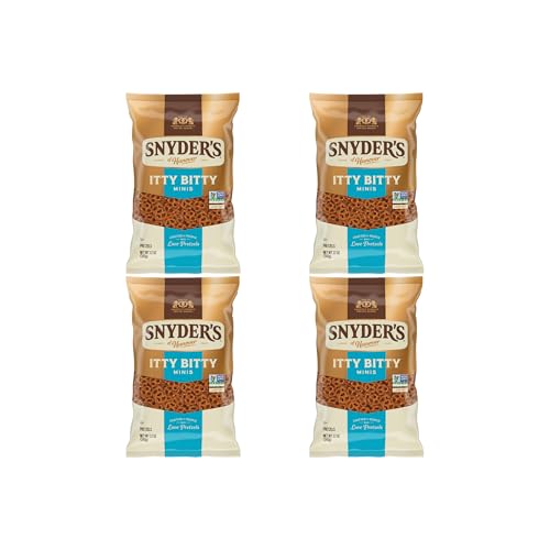 Image of Snyder's of Hanover, Itty Bitty Minis Pretzels, 12 Oz Bag (Pack of 4)