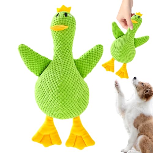 Dog Duck Toy - ペット用ぬいぐるみ 子犬向けおもちゃ,子犬の歯がためや就寝時のパートナーとしても活躍