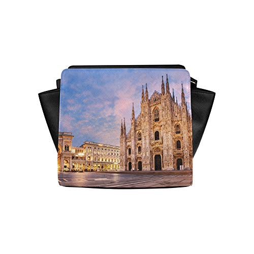 Large Crossbody Bags Unusual Beautiful Milan Cathedral Satchel Bag Crossbody Bags Travel Bags Duffel Shoulder Bags Luggage For Lady Girl Women Shoulder Bag For Women