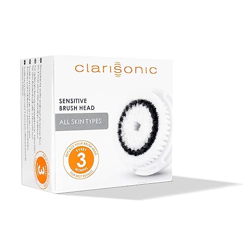 Clarisonic Substituição da cabeça da escova de limpeza facial sensível para Mia 1, Mia 2, Mia Fit, A