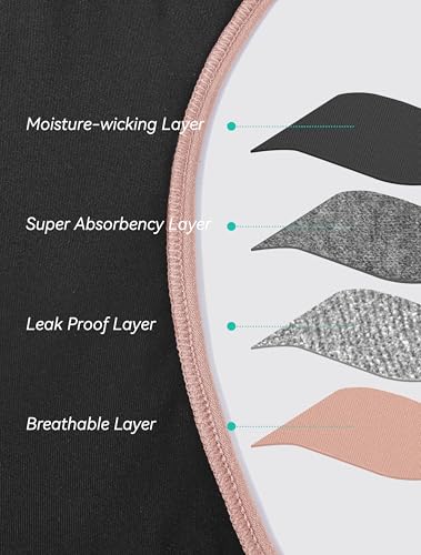 Incontinence Underwear for Women Washable Protective Briefs 3 Pack4