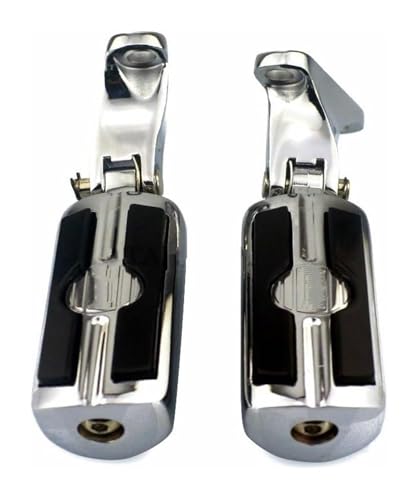 Repose-pieds moto chromés pour Touring et Road King 1993-2022