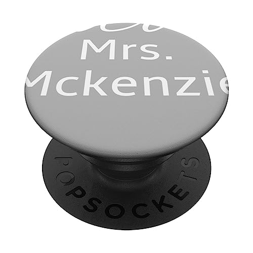 Anuncio de compromiso personalizado de la Sra. MCKENZIE PopSockets PopGrip Intercambiable