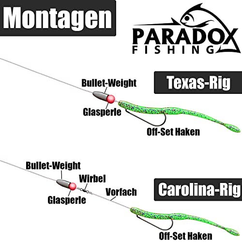 Paradox Fishing Carolina Rig/Texas Rig Set 3,5