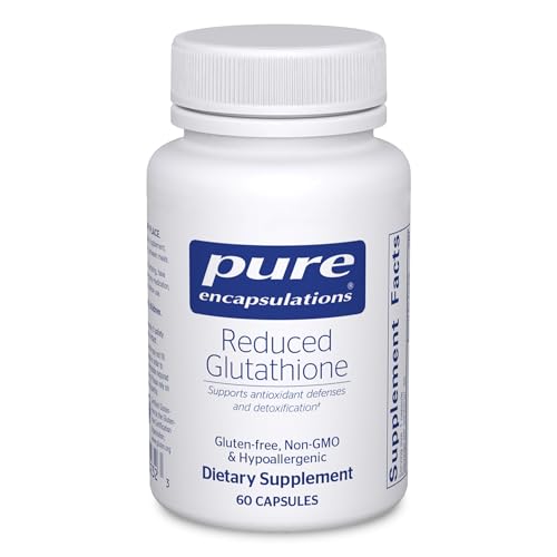 Pure Encapsulations Reduced Glutathione | Hypoallergenic Antioxidant Supplement to Support Liver and Cell Health* | 60 Capsules