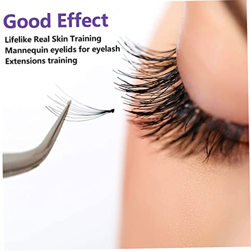 Replacement Eyelids for Mannequin Head Eyelash