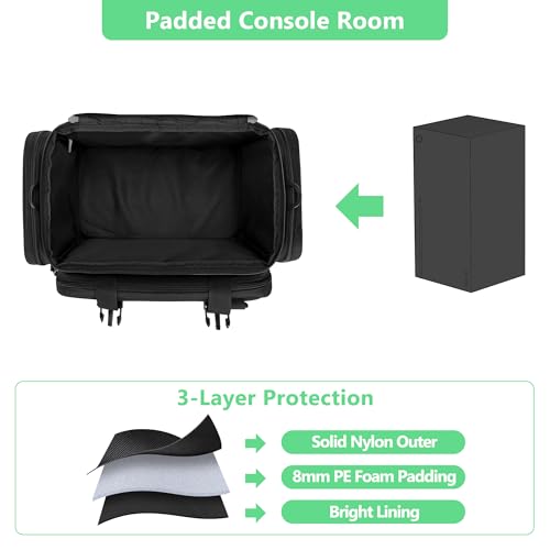 Tactical Console Carrying Case Compatible with Xbox Series X, Travel Carry Case Bag with Multi-Pockets for Controllers, Discs & More Accessories (Patent Design) - Image 5
