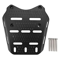 Motorrad-Gepäckträger für PCX 125 150 160 2014–2024, CNC-Aluminiumlegierung für PCX 125 150 160 2014–2024, Hintere Gepäckträger-Halterung, Zusätzlicher Stauraum (Black)