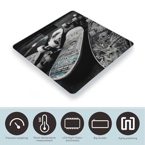 Báscula Digital Inteligente para Baño con Pantalla Grande miniatura 3