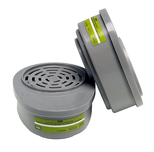 MSA 815359 Advantage Respirator Cartridge - Multigas (GME: CL, SD, CD, HC, HS, AM, MA, FM, HF), Quantity: 2 per Pack, Chemical and Combination Air-Purifying Respirator Cartridge