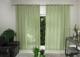 Cortina Roma 2,20x1,70 Quarto Sala Escritorio Cor:Verde