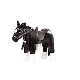 Passend für: Das Plüschpferd hat eine Gesamtgröße von 52 cm (Stockmaß 37 cm) und ist für Stehpuppen der Größen XL (45 - 50 cm) geeignet.