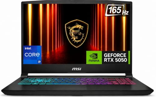 Image of MSI Katana 15 HX Intel Core i9 14th Gen 14900HX (16GB /1TB SSD /Windows 11 Home /RTX 5050 8GB GDDR7 /165Hz QHD Display /2 Year Warranty) B14WEK-264IN Gaming Laptop (15.6 Inch, Black, 2.4 Kg)