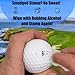 HODL 21 Ball Badge Golf Ball Stamp – Self-Inking Golf Marker, Quick-Dry & Waterproof – No Leaks, No Messy Refills – Durable, Reusable Golf Ball Stamper Golfing Gift & Accessory (Orange Bitcoin)