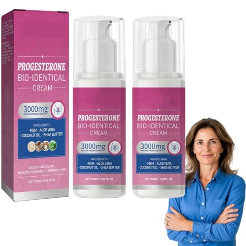 Crema Alivio Menopausia,2 Piezas Crema Menopausia Femenina,Textura Ligera y no Grasa,de Rápida Absorción,Que Alivia Eficazmente la Piel Seca y Favorece el Sueño