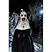FLORENCE IISA Scary Nun Mask Creepy Latex Full Head Realistic Mask Evil Nun Costume For Halloween Cosplay Party(BloodyNun)