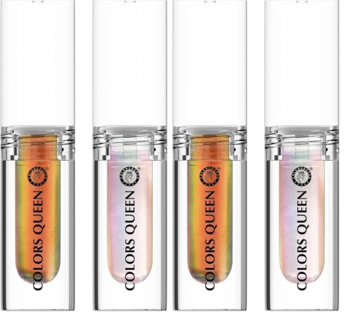 Image of Colors Queen Multichrome Liquid Eyeshadow Combo Pack of 4 | Highly Pigmented | Lightweight | Quick Drying | Long Lasting, Smudge Proof & Waterproof Eyeshadow (Unicorn Gold Rush, 3.6g)