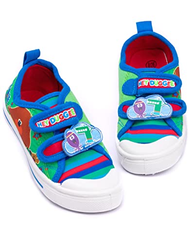 Trainers Boys Sneakers Squirrel Club Green Kids Canvas Shoes