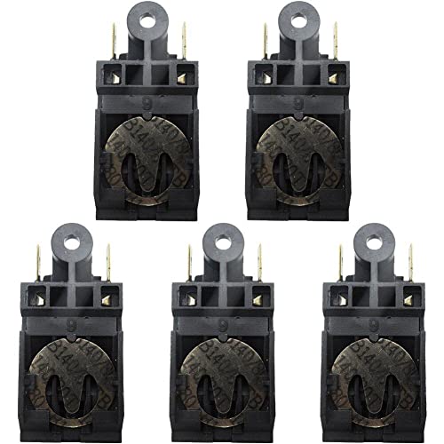 vepoty Interruptor de termostato de Repuesto para hervidor de Agua, 5 uds., Piezas de hervidor eléctrico, Interruptor de Control de Temperatura, Accesorios para hervidor de Agua