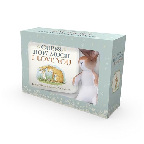 Image of Guess How Much I Love You: Deluxe Book and Toy Gift Set: (Adorable Baby Shower Gift Set - Classic Board Book About Loving Right Up to the Moon and Back with Plush, Stuffed Bunny Rabbit & Box)