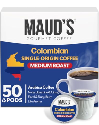 Image of Maud's Colombian Single Origin Coffee Pods, 50ct