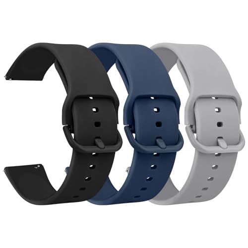3-Pack Bands for Amazfit Bip 5 / Bip 6 Band, for Amazfit GTR 4 / GTR 3 Pro/GTR 3 / GTR 2 / GTR 47mm...