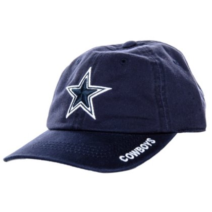 NFL Dallas Cowboys Basic Slouch Youth Hat, Navy, OSFA