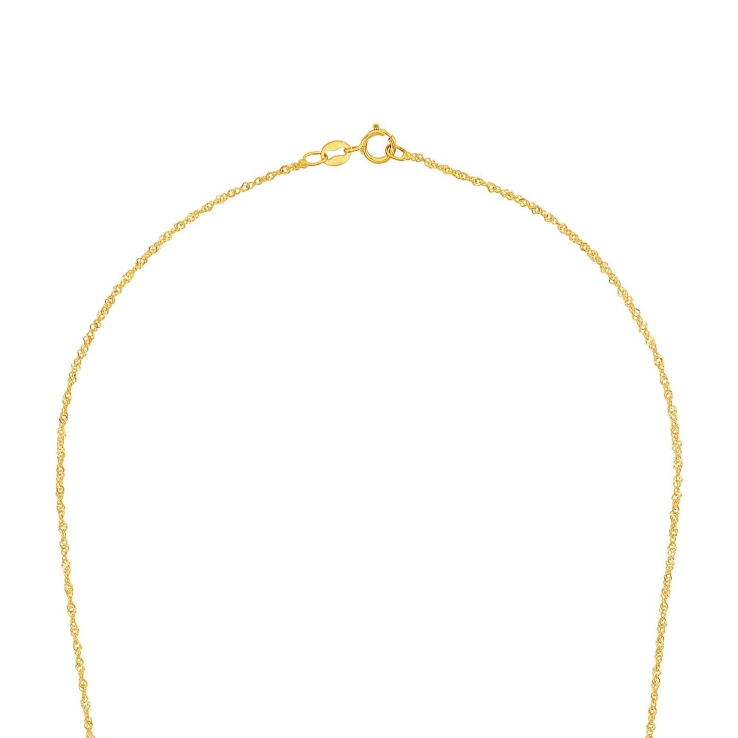 AMOR - Collier Unisexe Femme Homme en Or 375