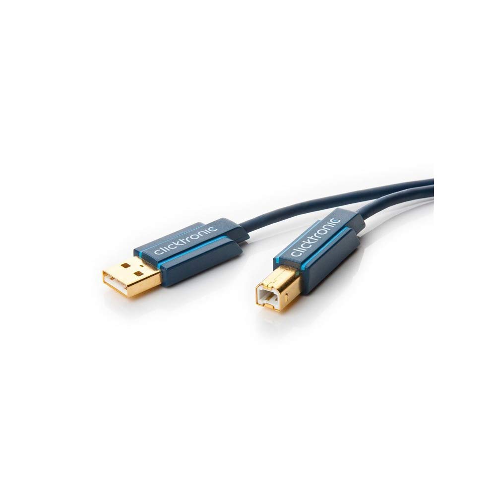 Clicktronic70097 Casual A/B Plug USB 2.0 Cable, 3m Length