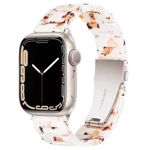 Image of Light House Apple Watch Bands-Fashion Lightweight Resin iWatch Bands for Women Men 38mm /40mm /41mm /42mm(Series 11 10), 49mm /46mm /45mm /44mm /42mm(S 3 2 1), Compatible with Apple Watch Series 11 SE 10 9 8 7 6 5 4 3 Ultra