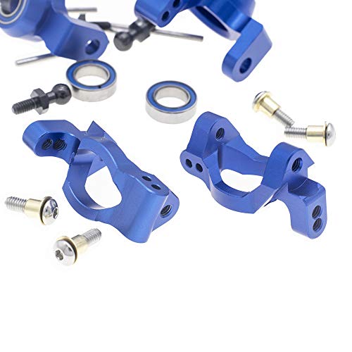 CODA RACING RC Alloy Caster Block&Steering Blocks Stub Axle Carriers for Traxxas 1/18 LaTrax Teton Desert Prerunner Rally -Replaces Part 7532 7552X - Thumbnail 3