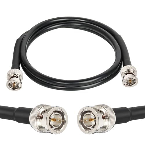 Image of XRDS -RF 12G SDI Cable 3FT, SDI Video Cable 3G /6G /12G 75ohm BNC Male Cable Supports HD-SDI /3G /6G-SDI /4K for Video Security Camera SDI Converter, Black