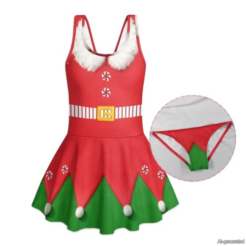 Image of KEIAHUAN Gymnastics Leotards for Girls Sleeveless Bodysuit Dance Leotards Performance Costume
