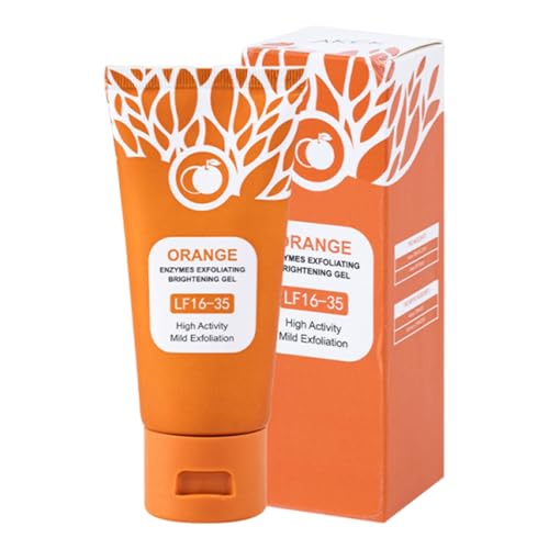 Limpiador Facial, Fórmula Orgánica Refrescante, 50 G, Limpiador Facial Orgánico De Naranja, Lavado Facia Diario, Promueve Una Tez Más Brillante, Para El Rostro