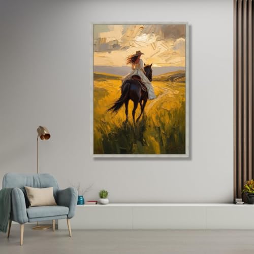 Décoration intérieure nordique poétique coucher de soleil sur toile