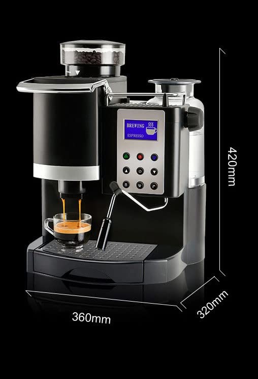 GLJTUO Home Automatische Kaffeemaschine Schleifpumpe Brauen Einteiliges Latte Italian Amen Dampfmilchaufschäumer – Bild 3