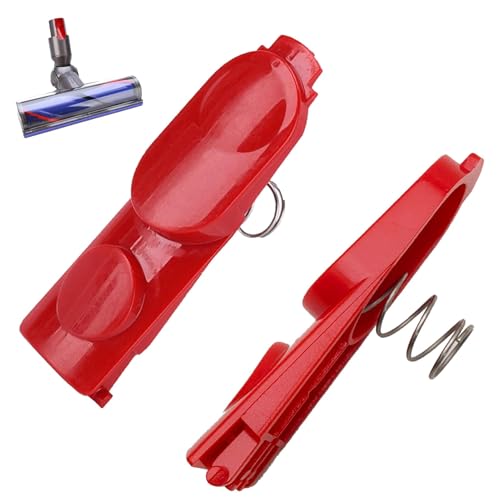 keyxer Kit di 2 Ricambi per Dyson: Snodi con Pulsante di Aggancio per Aspirapolvere V6/V7/V8/V10/V11- Componenti per Testine, Clip Latch e Attacchi, Compatibili con Accessori,Snodo per Dyson v11