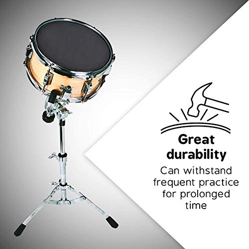 Xcel 6 Piece Foam Drum Mute Pads With Cymbal + Hi Hats Set - Water Oil Resistance Drum Silencer Pads - Indoor Outdoor Drumming Practice Drum Pads Fits 12" 13" 14" 16" #TOP3