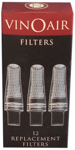 Cork Pops Clear Premier VinOair Replacement Sediment Filters- Set of 12