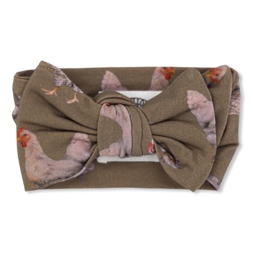 Cowkid Clothing Company - Baby Bows (Chicken, 0-9 Months)