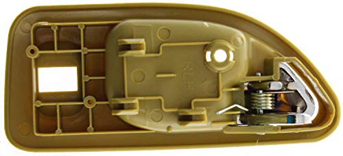 Evan Fischer Interior Door Handle Compatible With Honda Accord 94-97 Rear Lh Inside Chrome Biege Sedan/Wagon #TOP3