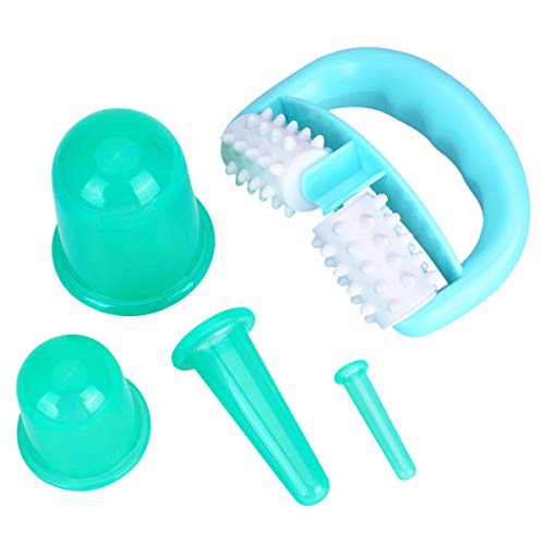 LegendTech Cellulite Massagegerät, Silikon Schröpfen,Guckmall Schröpfen Silikon Therapie,Massage Saugglocken,Mit einer Massage-Rolle für Cellulite Entferner Massagegerät Cover