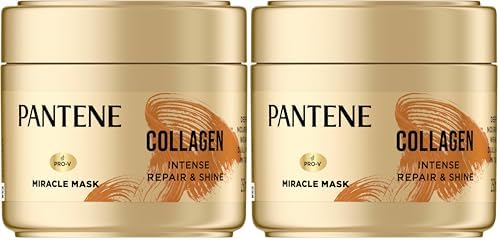 Pantene Collagen Pro-V Intense Miracle Hair Mask Treatment, 250 ml (Pack of 2)