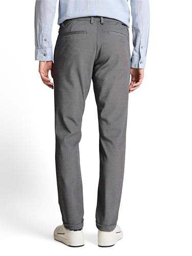 Tom Tailor Herren Jersey Travis Slim Fit Chino Hose, 35951 - Black White Birds Eye, 31/32 – Ansicht 2