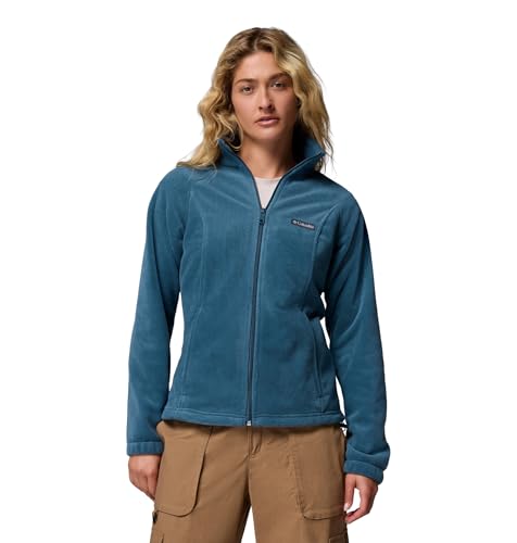 Columbia Womens Benton Springs Full Zip Fleece Jacket, Everblue, Large