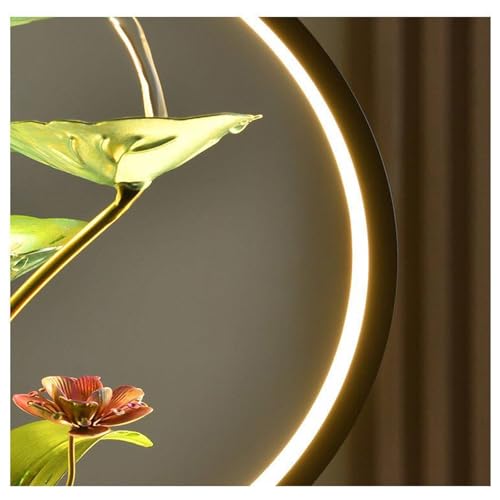 Fuente de mesa Zen decorativa con cascada interior para sala de estar 7