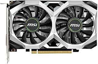 MSI GeForce GTX 1650 D6 VENTUS XS OC Graphics Card '4GB GDDR6, 1620MHz, 128-bit, PCI Express x16 Gen 3, DisplayPort, HDMI, DVI-D, Dual Fan Cooling System'