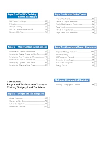 Coordination Group Publications Ltd (CGP) Grade 9-1 GCSE Geography Edexcel B: Investigating Geographical Issues - Exam Practice Workbook